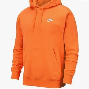 Men's Nike Hoodie, Orange, M